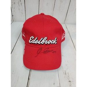 Collectable Edelbrock The Fun Team Baseball Cap Hat with Vic Edelbrock Autograph